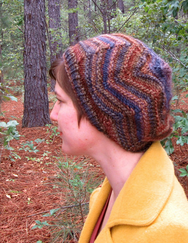 Zoey Star Beret hat knitting pattern by Cassie Castillo